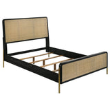 Arini 4-piece Queen Bedroom Set Black and Natural | Gallery | 224330Q-S4 224330KE-S4 224330KW-S4 224330Q-S5 224330KE-S5 224330KW-S5
