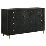 Arini 4-piece Queen Bedroom Set Black and Natural | Gallery | 224330Q-S4 224330KE-S4 224330KW-S4 224330Q-S5 224330KE-S5 224330KW-S5