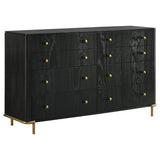 Arini 4-piece Eastern King Bedroom Set Black and Grey | Black | Black / Grey | 224331KE-S4