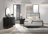 Arini 4-piece Queen Bedroom Set Black and Grey | Queen | Black | Black / Grey | 224331Q-S4