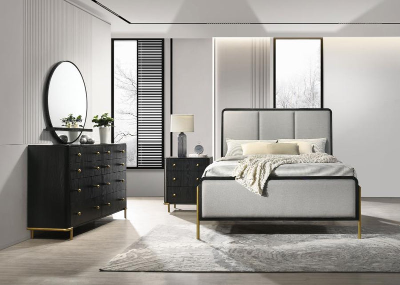 Arini 4-piece Bedroom Set Black and Grey