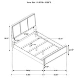 Arini 4-piece Queen Bedroom Set Cream and Black | Gallery | 224331QCRM-S4 224331KECRM-S4 224331KWCRM-S4 224331QCRM-S5 224331KECRM-S5 224331KWCRM-S5