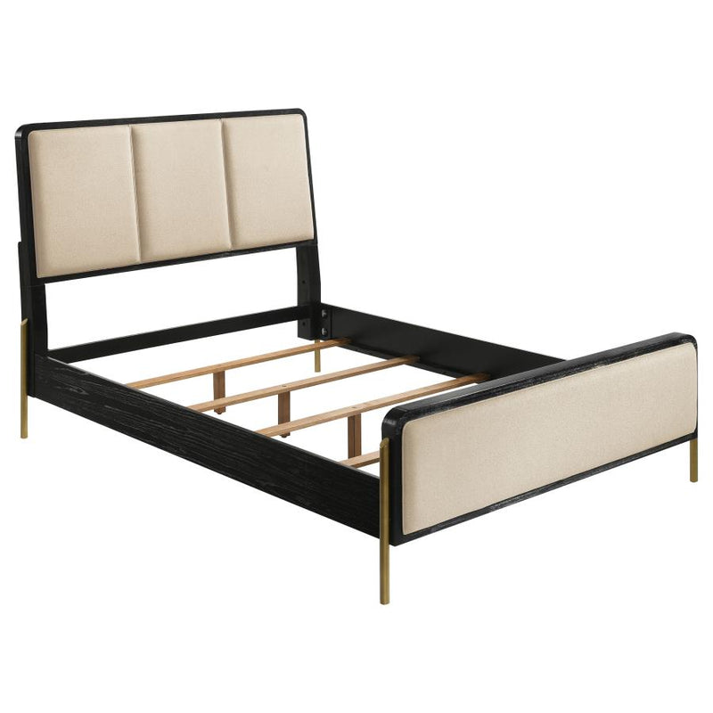 Arini 56-inch Panel Bed Cream and Black