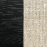 Arini 56-inch Queen Panel Bed Cream and Black | Queen | Black | 224331QCRM