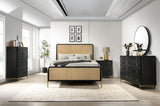 Arini 3-drawer Nightstand Black | Black | 224332