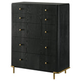 Arini 5-drawer Bedroom Chest Black | Black | 224335