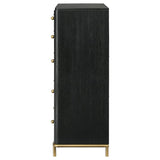 Arini 5-drawer Bedroom Chest Black | Black | 224335