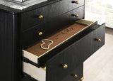 Arini 5-drawer Bedroom Chest Black | Black | 224335
