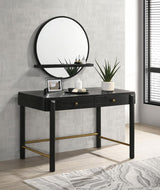 Arini 2-drawer Vanity Desk Makeup Table Black | Black | 224337