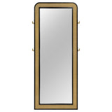 Arini Cane Weave Full Length Standing Floor Mirror Black | Full | Black | 224339