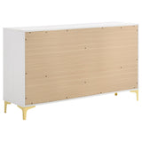 Kendall 4-piece Queen Bedroom Set White | Gallery | 224401Q-S4 224401KE-S4 224401KW-S4 224401Q-S5 224401KE-S5 224401KW-S5