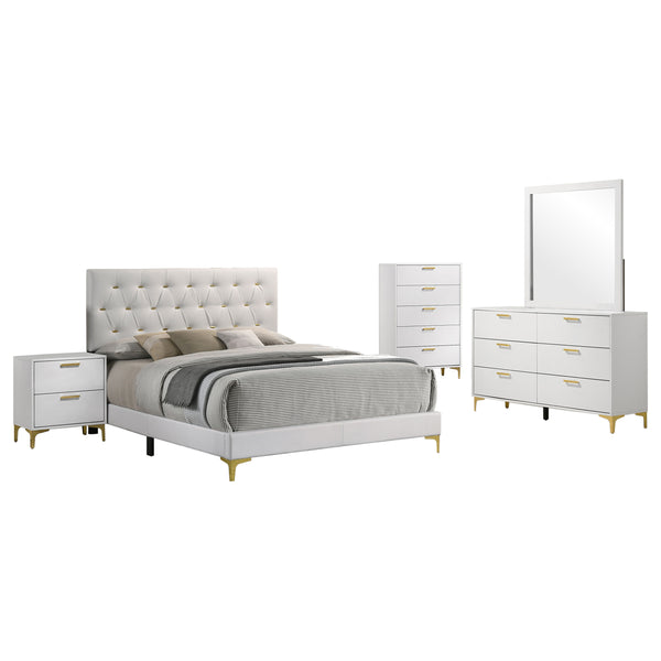 Dorian 5-Piece Queen Bedroom Set White