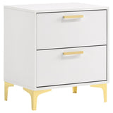 Kendall 2-drawer Nightstand White | White | 224402