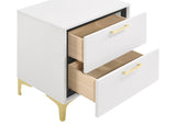 Kendall 2-drawer Nightstand White | White | 224402