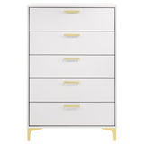 Kendall 5-drawer Bedroom Chest White | White | 224405