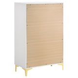 Kendall 5-drawer Bedroom Chest White | White | 224405