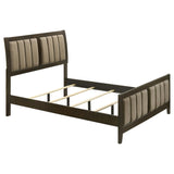 Wilkes 51-inch Upholstered Full Bed Dark Cocoa | Brown | Dark Cocoa | 224421F