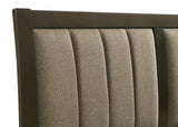 Wilkes 51-inch Upholstered Full Bed Dark Cocoa | Brown | Dark Cocoa | 224421F