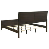 Wilkes 51-inch Upholstered California King Bed Dark Cocoa | Brown | Dark Cocoa | 224421KW