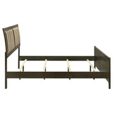Wilkes 51-inch Upholstered California King Bed Dark Cocoa | Brown | Dark Cocoa | 224421KW