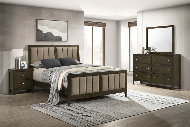 Wilkes 4-piece Twin Bedroom Set Dark Cocoa