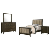 Wilkes 4-piece Twin Bedroom Set Dark Cocoa | Gallery | 224421T-S4 224421Q-S4 224421F-S4 224421KE-S4 224421KW-S4 224421T-S5 224421F-S5 224421Q-S5 224421KE-S5 224421KW-S5