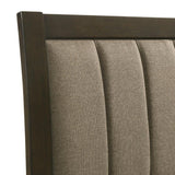 Wilkes 51-inch Upholstered Twin Bed Dark Cocoa | Twin | Brown | Dark Cocoa | 224421T
