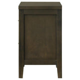 Wilkes 2-drawer Nightstand Bedside Table Dark Cocoa | Brown | Dark Cocoa | 224422