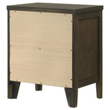 Wilkes 2-drawer Nightstand Bedside Table Dark Cocoa | Brown | Dark Cocoa | 224422