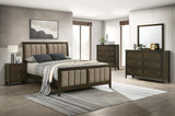 Wilkes 2-drawer Nightstand Bedside Table Dark Cocoa | Brown | Dark Cocoa | 224422
