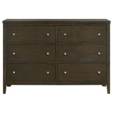 Wilkes 6-drawer Dresser Cabinet Dark Cocoa | Brown | Dark Cocoa | 224423
