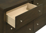 Wilkes 6-drawer Dresser Cabinet Dark Cocoa | Brown | Dark Cocoa | 224423