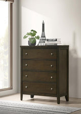 Wilkes 4-drawer Chest of Drawers Dark Cocoa | King | Brown | Dark Cocoa | 224425