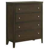 Wilkes 4-drawer Chest of Drawers Dark Cocoa | King | Brown | Dark Cocoa | 224425