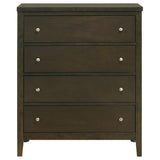 Wilkes 4-drawer Chest of Drawers Dark Cocoa | King | Brown | Dark Cocoa | 224425