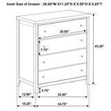 Wilkes 4-drawer Chest of Drawers Dark Cocoa | King | Brown | Dark Cocoa | 224425