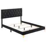 Kendall 4-piece Queen Bedroom Set Black | Gallery | 224451Q-S4 224451KE-S4 224451KW-S4 224451Q-S5 224451KE-S5 224451KW-S5