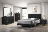 Kendall 4-piece Queen Bedroom Set Black | Queen / 5-piece | 224451Q-S5