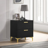 Kendall 2-drawer Nightstand Black | Black | 224452