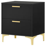 Kendall 2-drawer Nightstand Black | Black | 224452