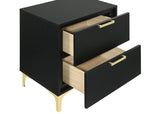 Kendall 2-drawer Nightstand Black | Black | 224452