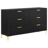 Kendall 6-drawer Dresser Black | Black | 224453