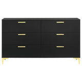 Kendall 6-drawer Dresser Black | Black | 224453