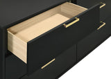 Kendall 6-drawer Dresser Black | Black | 224453
