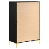 Kendall 5-drawer Bedroom Chest Black | Black | 224455