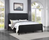 Brookmead Wood Eastern King Panel Bed Black | Black | 224711KE