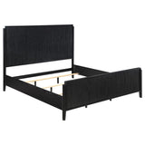 Brookmead Wood Eastern King Panel Bed Black | Black | 224711KE