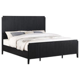 Brookmead Wood Eastern King Panel Bed Black | Black | 224711KE
