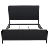 Brookmead Wood Eastern King Panel Bed Black | Black | 224711KE