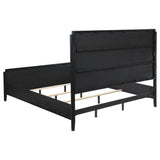 Brookmead Wood Eastern King Panel Bed Black | Black | 224711KE